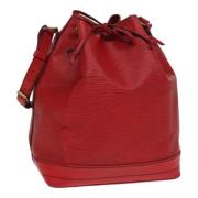 Louis Vuitton Vintage Pre-owned Laeder axelremsvskor Red, Dam