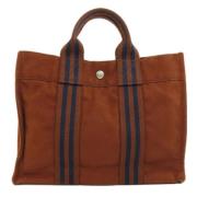 Hermès Vintage Pre-owned Canvas totevskor Brown, Dam