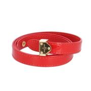 Louis Vuitton Vintage Pre-owned Tyg armband Red, Dam