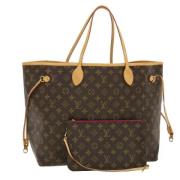 Louis Vuitton Vintage Pre-owned Canvas axelremsvskor Brown, Dam