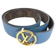 Louis Vuitton Vintage Pre-owned Tyg skrp Blue, Dam