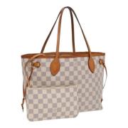 Louis Vuitton Vintage Pre-owned Canvas axelremsvskor White, Dam