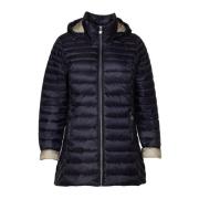 Danwear Lätt dunjacka Navy/Grön Blue, Dam