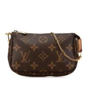 Louis Vuitton Vintage Pre-owned Canvas kuvertvskor Brown, Dam