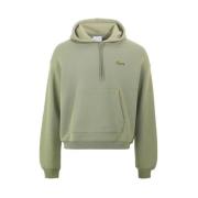 Lacoste Grön Loose Fit Hoodie Green, Herr