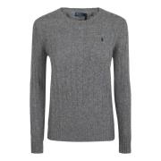 Ralph Lauren Grå Tröja för Kvinnor Aw24 Gray, Dam