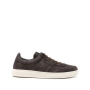 Tom Ford Snygga Radcliffe Läder Sneakers Brown, Herr