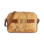 Alviero Martini 1a Classe 3D Geo Lb05 Cross Body Väska Brown, Dam