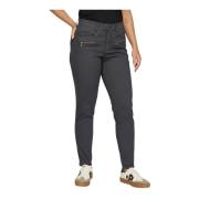 2-Biz Slim Fit Jeans Gray, Dam