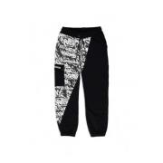 Sprayground Svart Grafisk Sweatpants Black, Herr