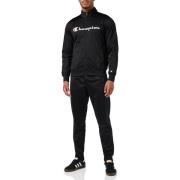 Champion Legacy Tracksuitspolywarpknit Full Zip Sport Set Black, Herr