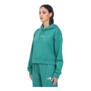 The North Face Grön Essential Crop Hoodie Sweaters Green, Dam