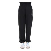 Adidas Originals Svarta Fleece Loose Sweatpants Essentials Black, Dam