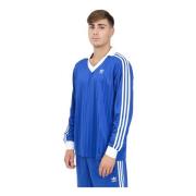 Adidas Originals Sporty T-shirt med lång ärm Blue, Herr