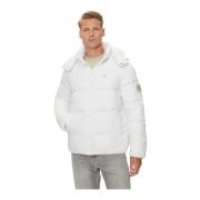 Calvin Klein Jeans Vit Vinter Essentials Dunjacka White, Herr