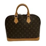 Louis Vuitton Vintage Pre-owned Canvas handvskor Brown, Dam