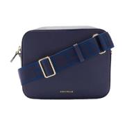 Coccinelle Blå Crossbody-väska med Logorem Blue, Dam