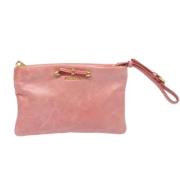 Prada Vintage Pre-owned Laeder kuvertvskor Pink, Dam