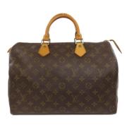 Louis Vuitton Vintage Pre-owned Tyg louis-vuitton-vskor Brown, Dam