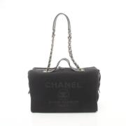 Chanel Vintage Pre-owned Laeder chanel-vskor Black, Dam