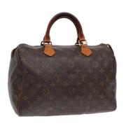 Louis Vuitton Vintage Pre-owned Canvas louis-vuitton-vskor Brown, Dam