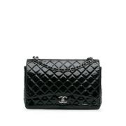 Chanel Vintage Pre-owned Laeder axelremsvskor Black, Dam