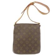 Louis Vuitton Vintage Pre-owned Tyg louis-vuitton-vskor Brown, Dam