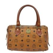 MCM Pre-owned Pre-owned Canvas handvskor Brown, Dam