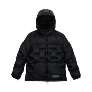 Iceberg Kids -Black quilted jacket with hood Black, Herr