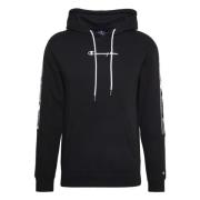 Champion Logo Band Hoodie Black, Herr