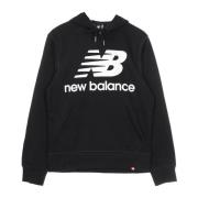 New Balance Logo Lättvikts huvtröja Pullover Svart Black, Herr