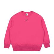 Nike Phoenix Fleece Crewneck Sweater Pink, Herr