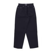 HUF Svart Signature Loose-fit Jeans Black, Herr