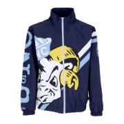 Mitchell & Ness North Carolina Windbreaker Jacka Blue, Herr