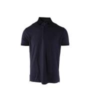 Etro Blå Polo Shirt Uppgradera Casual Stil Blue, Herr