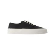 Maison Margiela Bomull sneakers Black, Herr