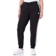 Adidas Svarta Slim Tapered Cuffed Träningsbyxor Black, Dam