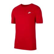 Nike Casual Club Röd Herr T-shirt Red, Herr