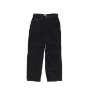 Obey Svarta Corduroy Herrbyxor Black, Herr