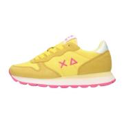 Sun68 Gula Ally Solid Nylon Sneakers Yellow, Dam