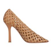 Casadei Med klack beige Beige, Dam