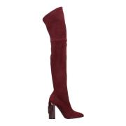 Casadei Stövlar Bordeaux Red, Dam