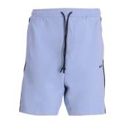 Hugo Boss Blå Casual Shorts 100% Bomull Blue, Herr