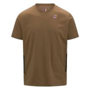 K-Way T-Shirts Brown, Herr