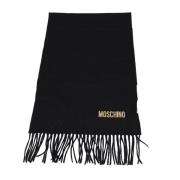 Moschino Scarfs Svart Black, Unisex