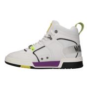 Moschino Sneakers Vit White, Herr