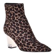 Baldinini Ankle boots in leopard-print pony skin Multicolor, Dam