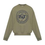 Lacoste Sweatshirt med logotyp Green, Herr