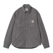 Carhartt Wip Grå Grafit Canvasjacka Gray, Herr