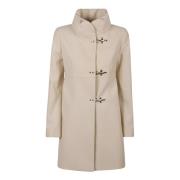 Fay Elegant Ullblandad Vinterrock Beige, Dam